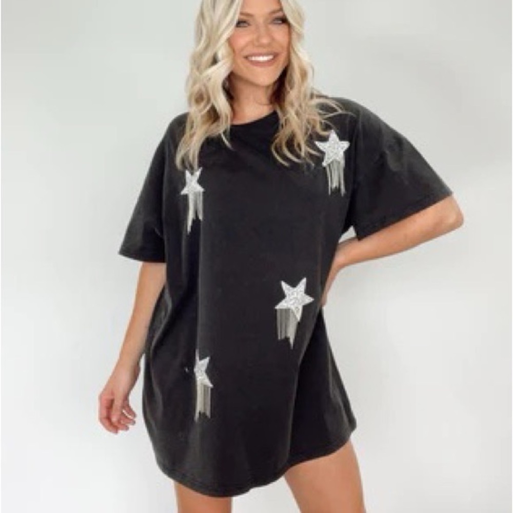 Blue B. Boutique Sequin Star Dress